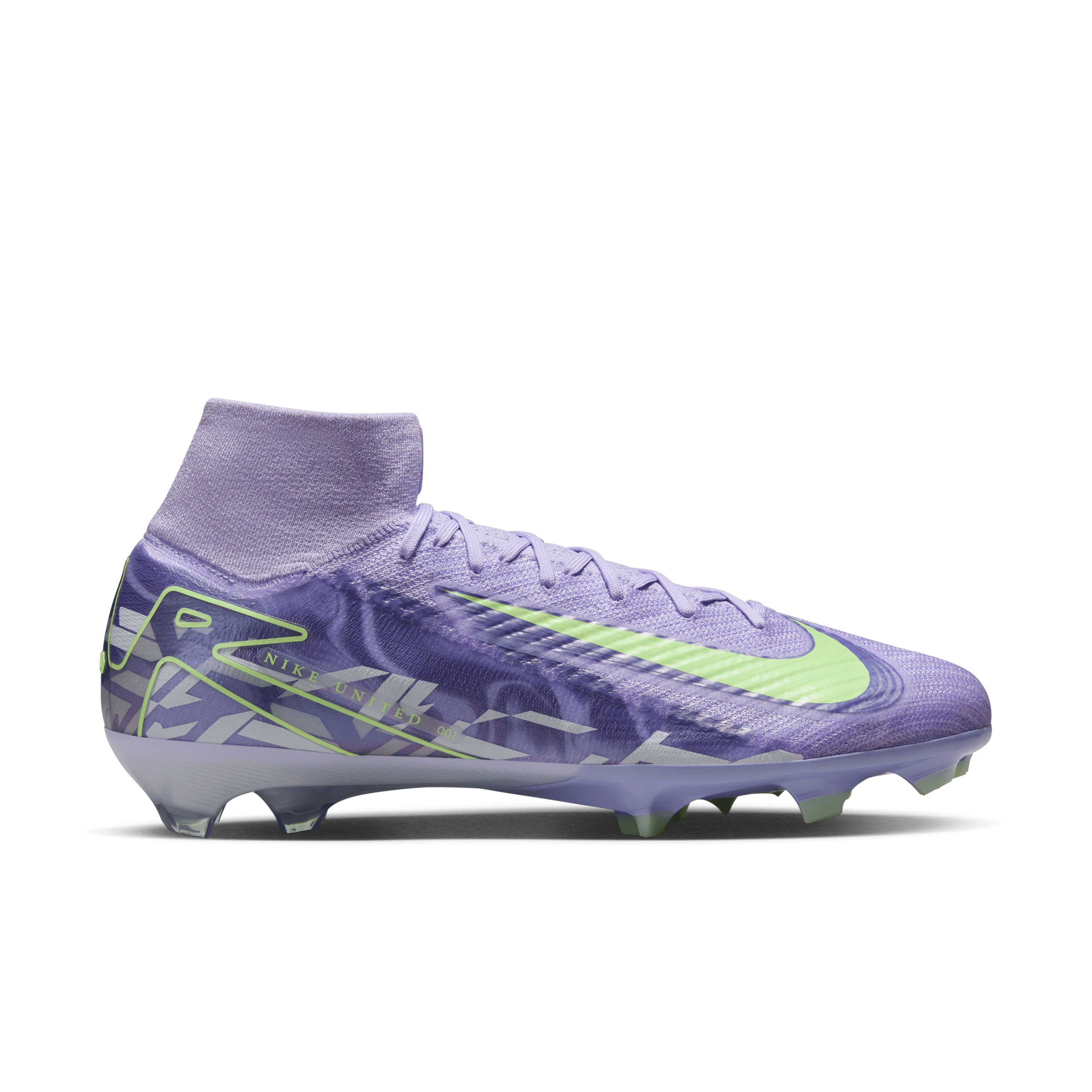 Nike Youth United Mercurial Superfly 10 Elite-Purple Agate/Barely Volt