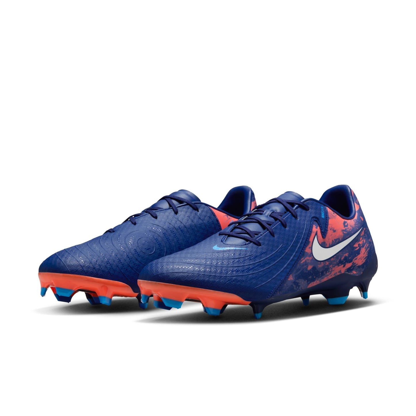 Nike Phantom GX 2 Academy "Erling Haaland" FG Firm Ground  Soccer Cleats-Blue Void/Chrome