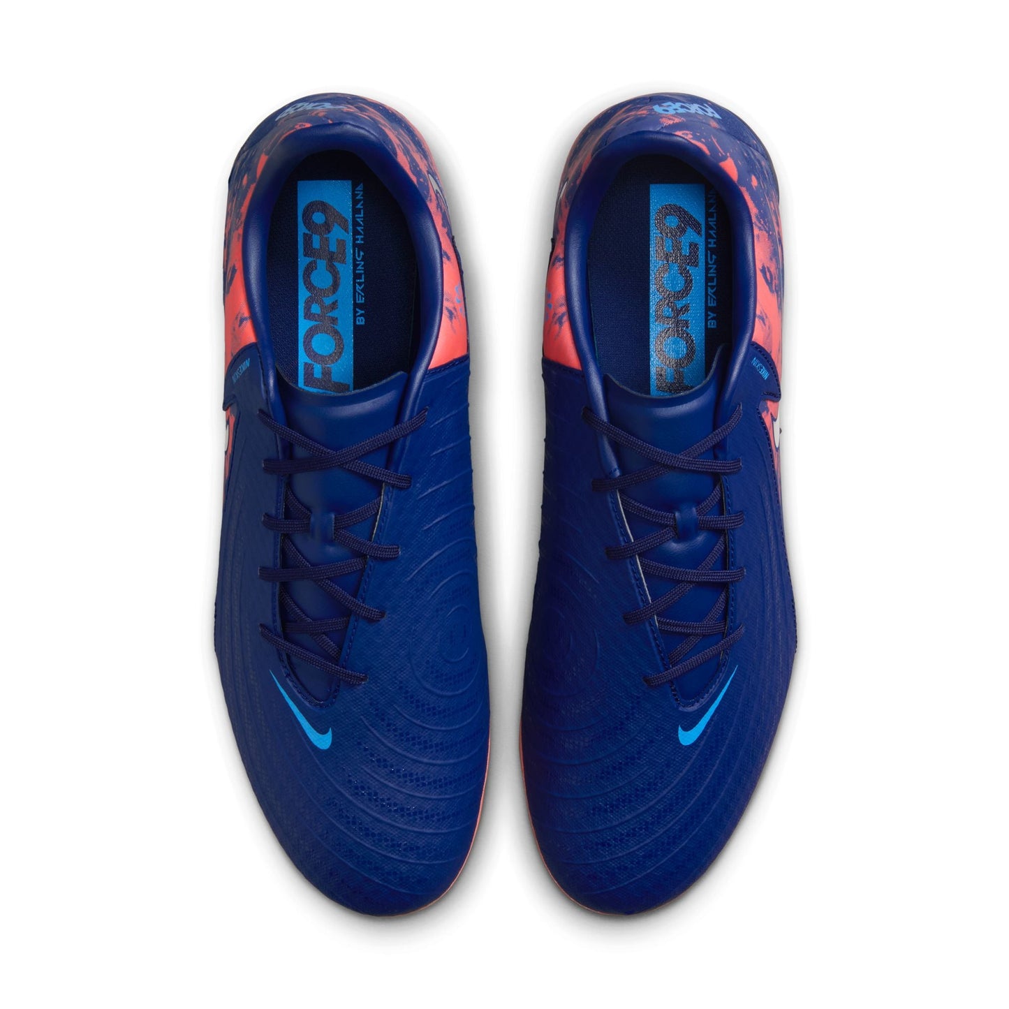 Nike Phantom GX 2 Academy "Erling Haaland" FG Firm Ground  Soccer Cleats-Blue Void/Chrome
