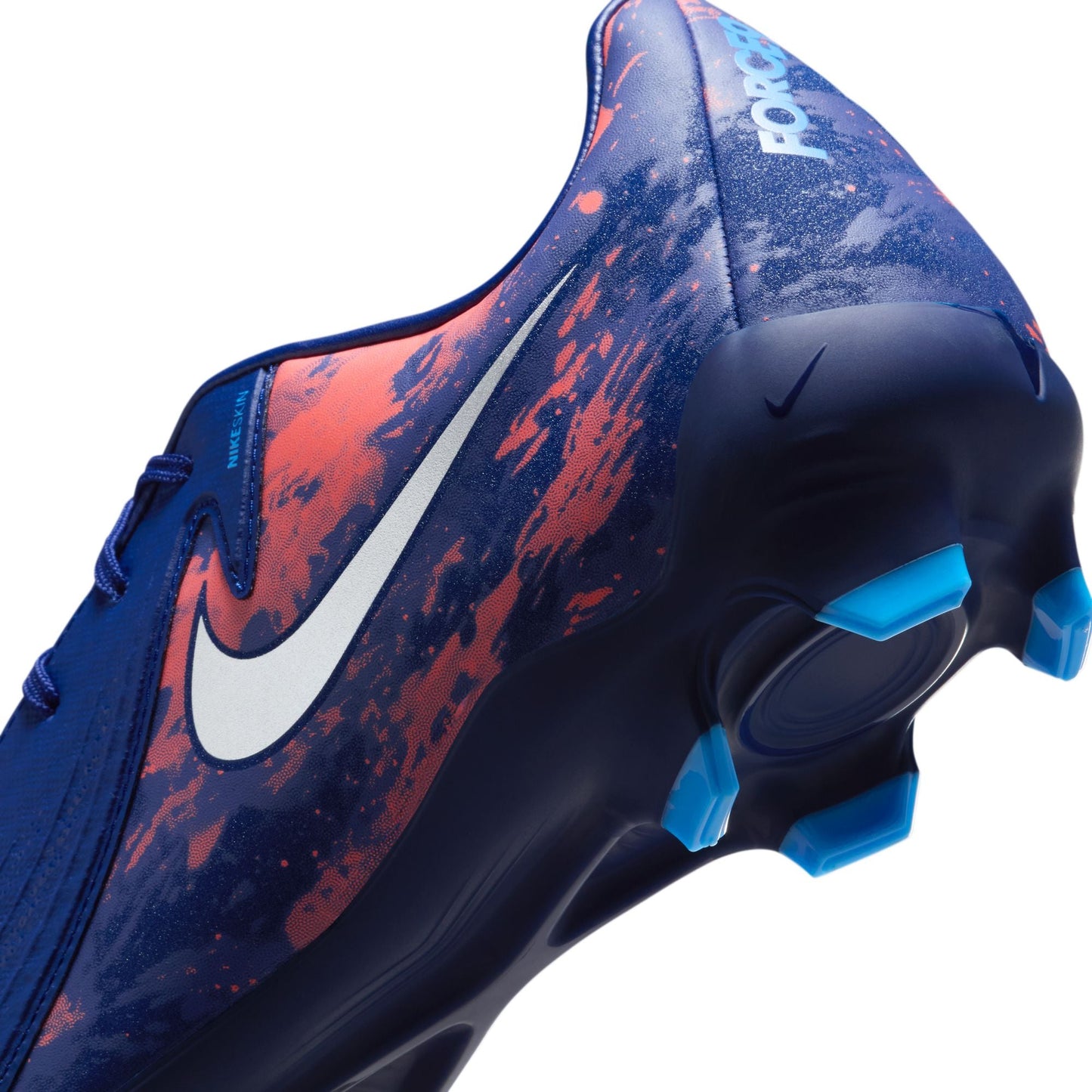 Nike Phantom GX 2 Academy "Erling Haaland" FG Firm Ground  Soccer Cleats-Blue Void/Chrome