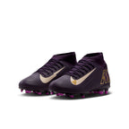 Nike Junior Mercurial Superfly 10 Club "Kylian Mbappé" FG Firm Ground Soccer Cleats-  Grand Purple/Pale Ivory