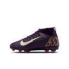 Nike Junior Mercurial Superfly 10 Club "Kylian Mbappé" FG Firm Ground Soccer Cleats-  Grand Purple/Pale Ivory