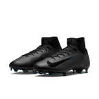 Nike Mercurial Superfly 10 Pro FG High-Top Soccer Cleats-Black/Deep Jungle