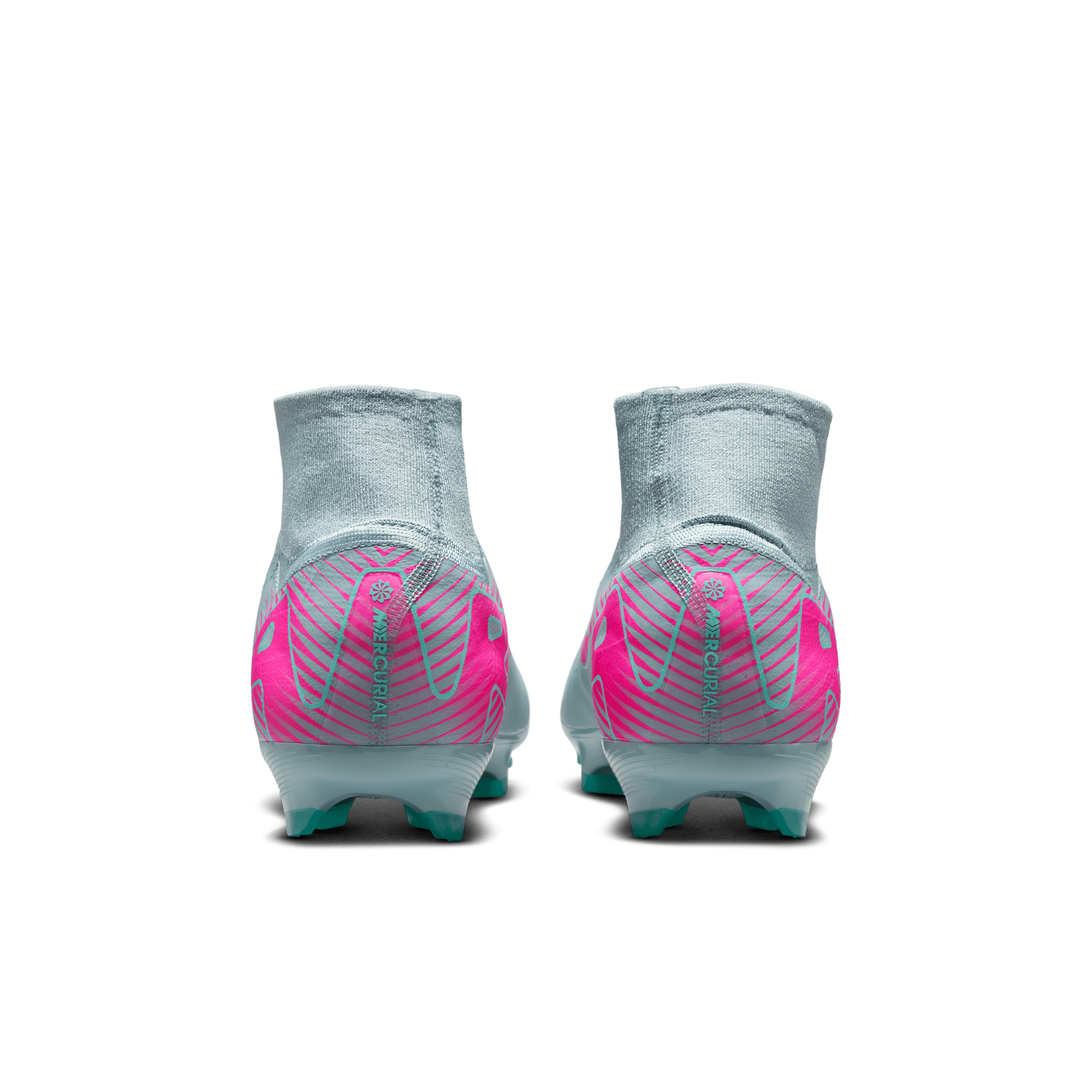 Nike Mercurial Superfly 10 Pro FG High-Top Soccer Cleats-Ocean Cube/Pink Blast