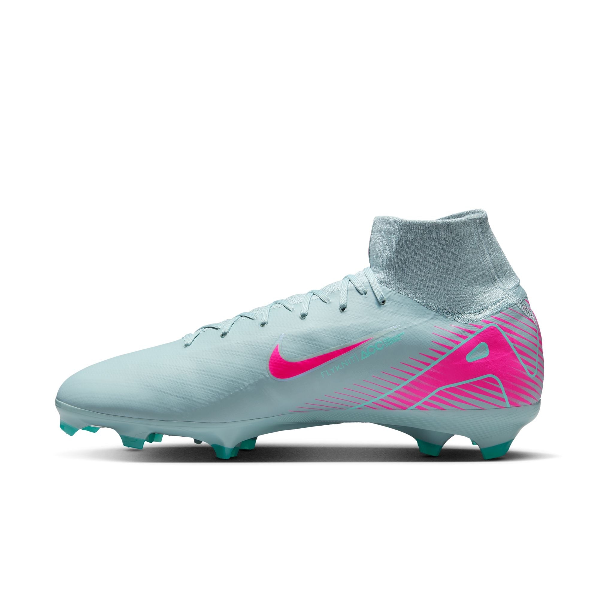 Nike Mercurial Superfly 10 Pro FG Firm Ground Soccer Cleats- Ocean Cube/Pink Blast