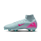 Nike Mercurial Superfly 10 Pro FG High-Top Soccer Cleats-Ocean Cube/Pink Blast