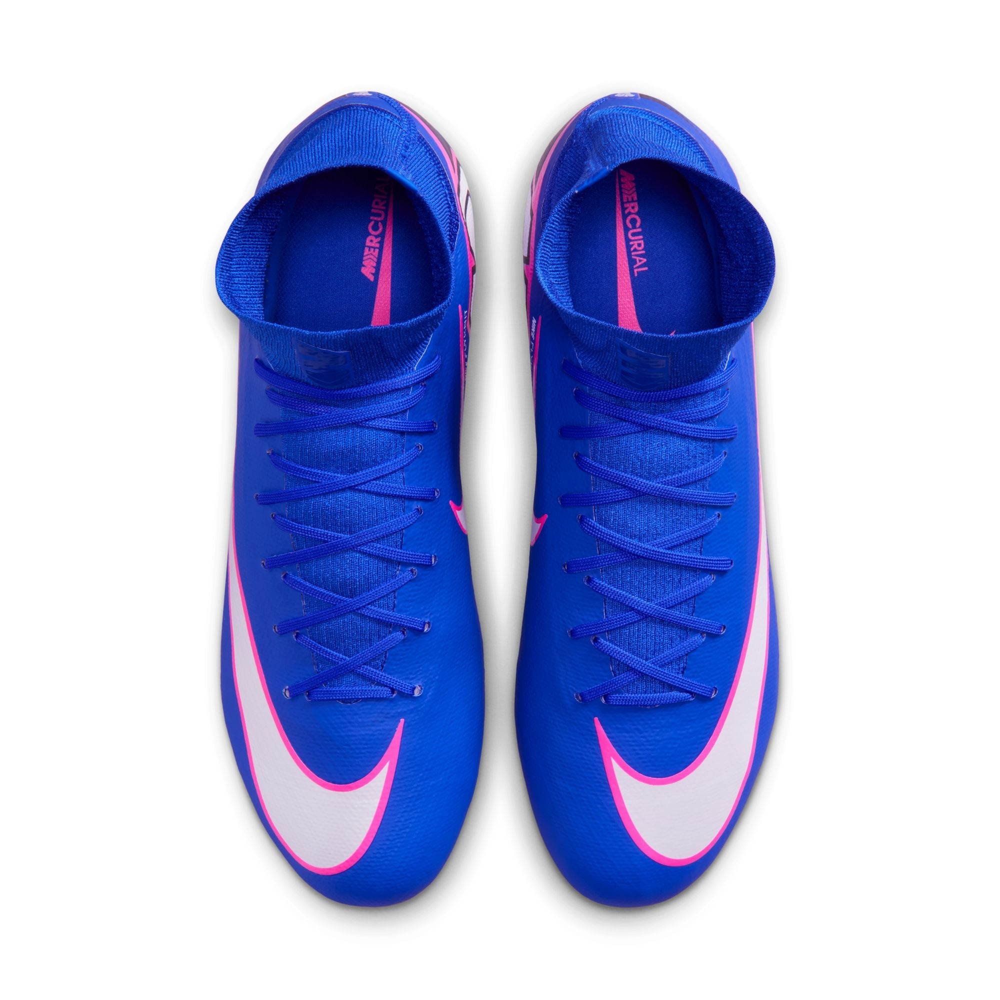 Nike Mercurial Superfly 10 Pro FG Firm Ground Soccer Cleats- Racer Blue/White