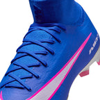 Nike Mercurial Superfly 10 Pro FG Firm Ground Soccer Cleats- Racer Blue/White
