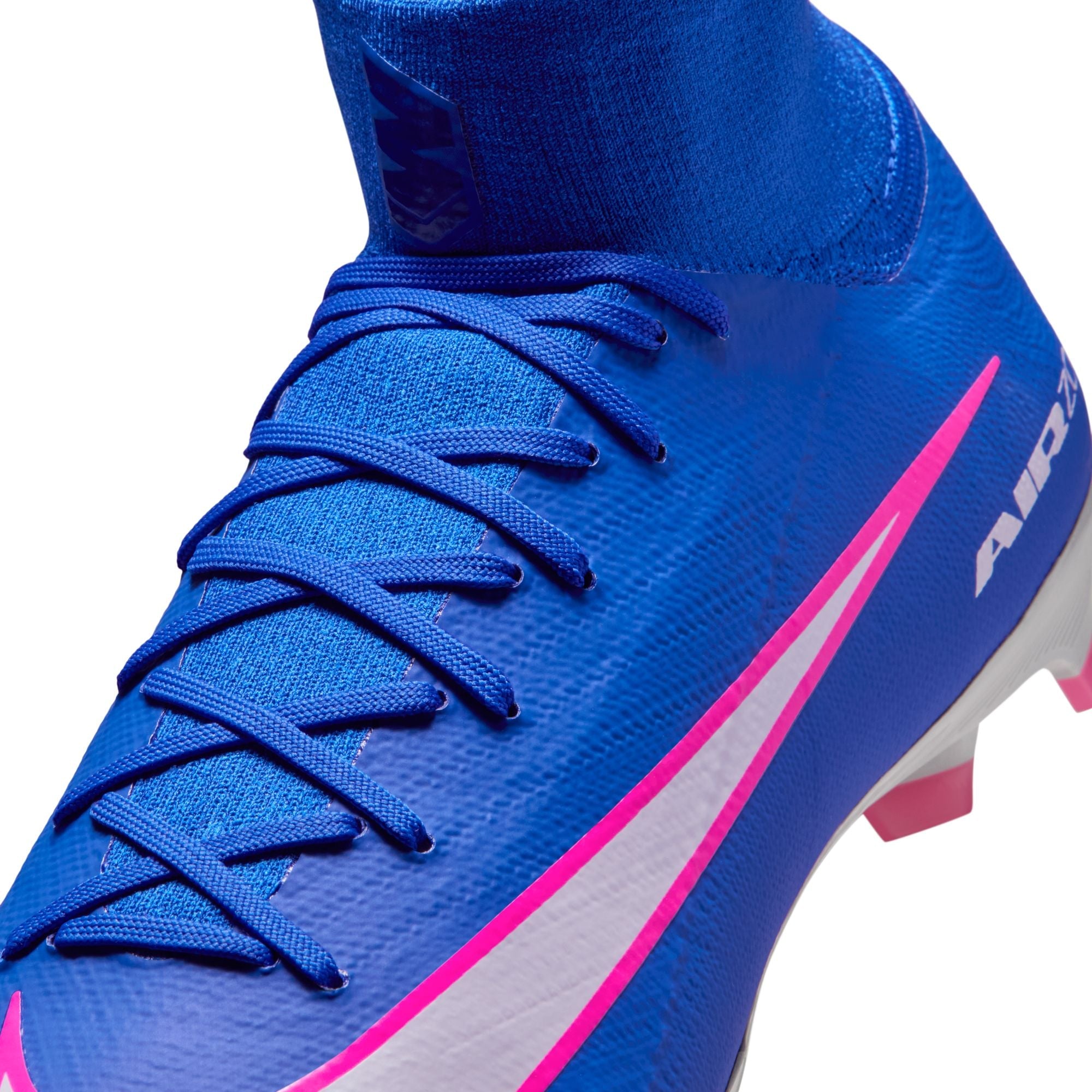 Nike Mercurial Superfly 10 Pro FG Firm Ground Soccer Cleats- Racer Blue/White
