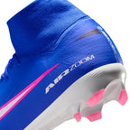 Nike Mercurial Superfly 10 Pro FG Firm Ground Soccer Cleats- Racer Blue/White