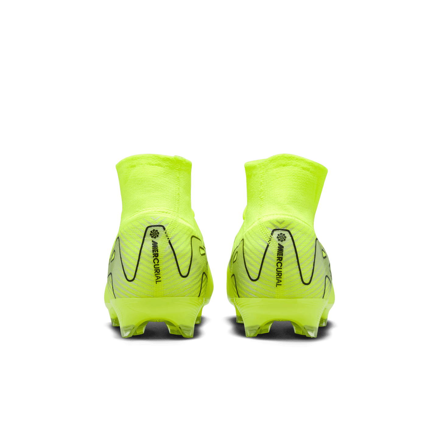 Nike Mercurial Superfly 10 Pro FG High-Top Soccer Cleats-Volt/Black