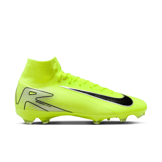 Nike Mercurial Superfly 10 Pro FG High-Top Soccer Cleats-Volt/Black
