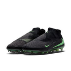 Nike Phantom 6 High Elite FG Firm Ground Soccer Cleats - Black/Illusion Green/Black