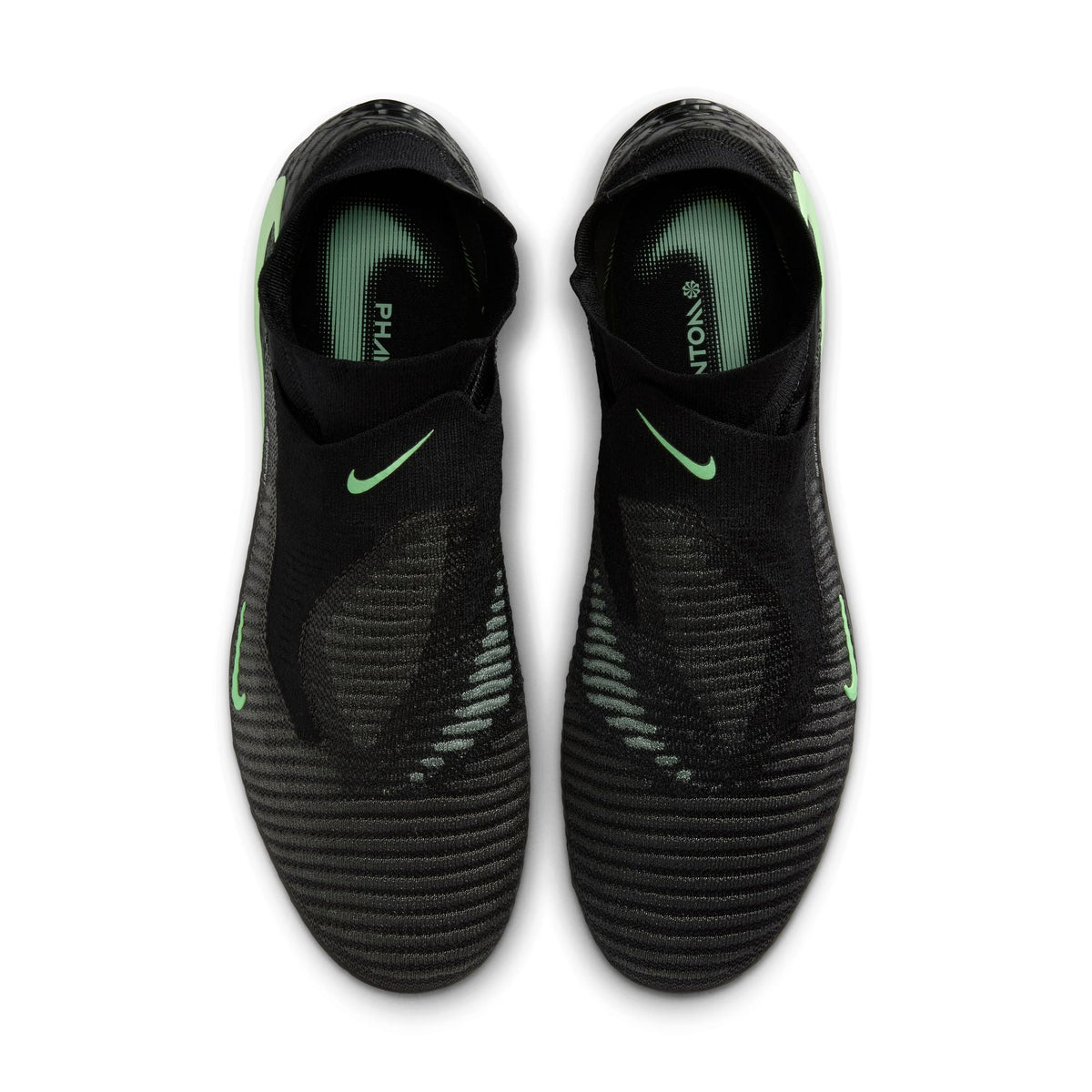 Nike Phantom 6 High Elite FG Firm Ground Soccer Cleats - Black/Illusion Green/Black
