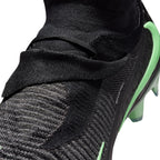 Nike Phantom 6 High Elite FG Firm Ground Soccer Cleats - Black/Illusion Green/Black