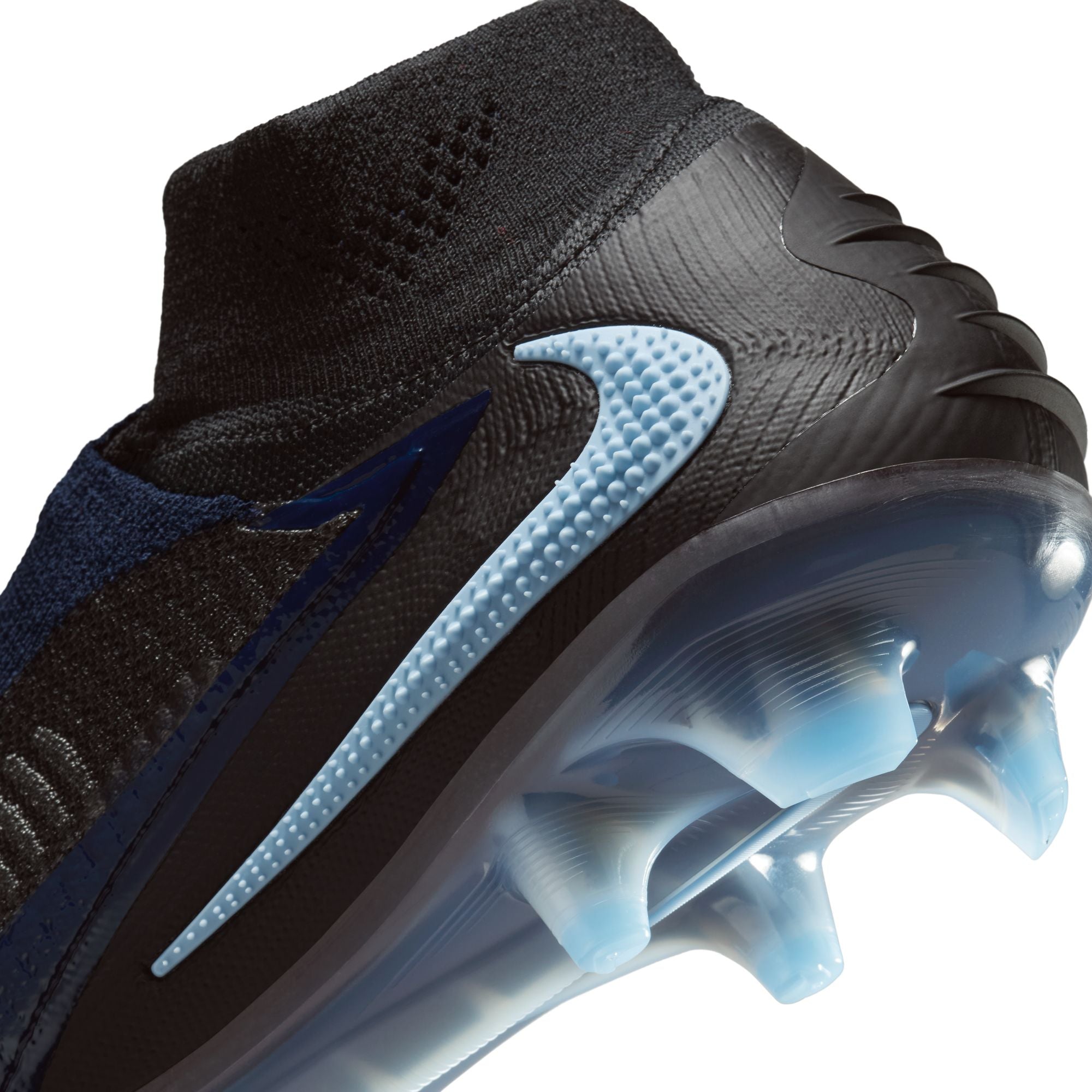 Nike Phantom 6 High Elite FG Firm Ground Soccer Cleats -Black/Black