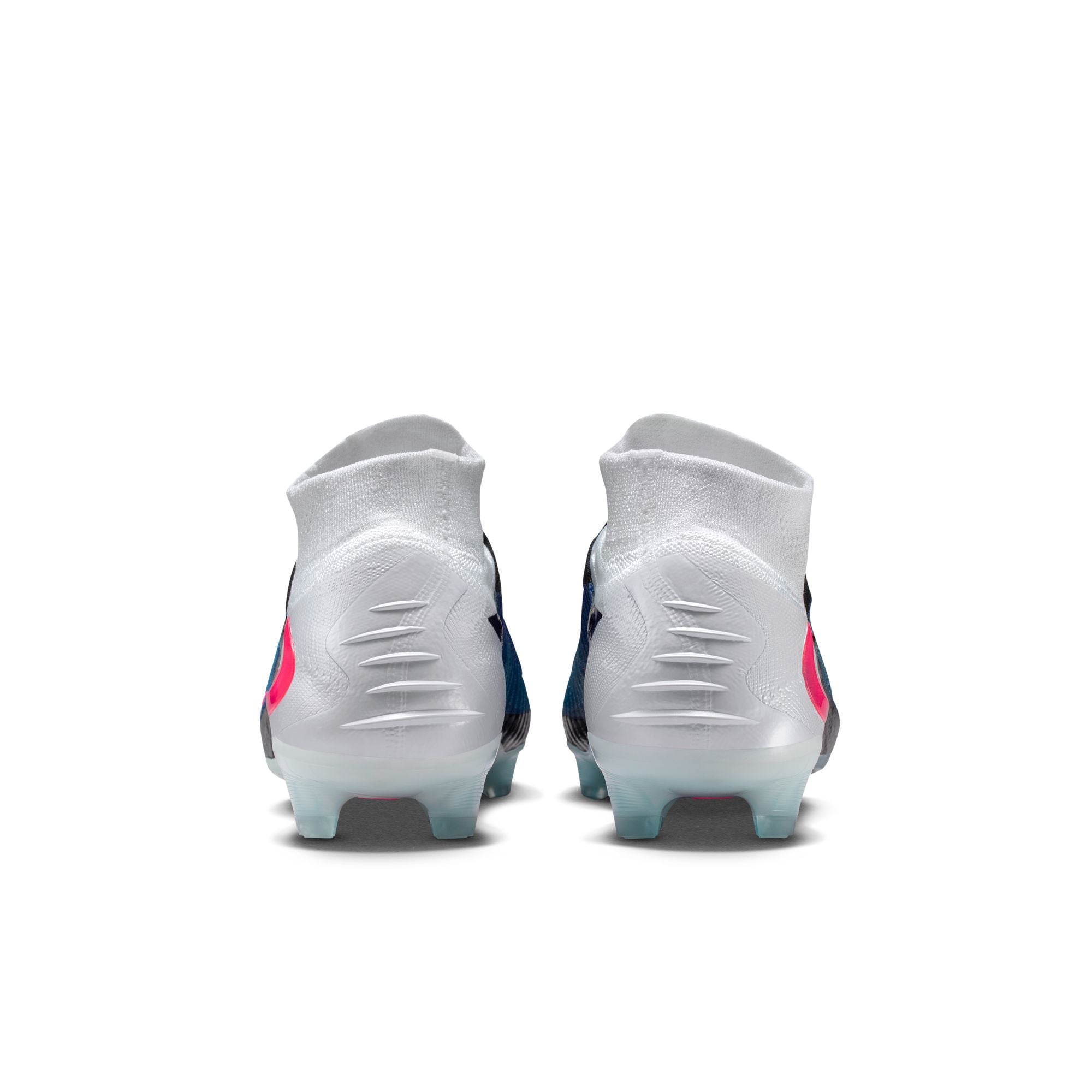 Nike Phantom 6 High Elite FG Firm Ground Soccer Cleats - Racer Blue/Pink Blast/White