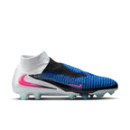 Nike Phantom 6 High Elite FG Firm Ground Soccer Cleats - Racer Blue/Pink Blast/White