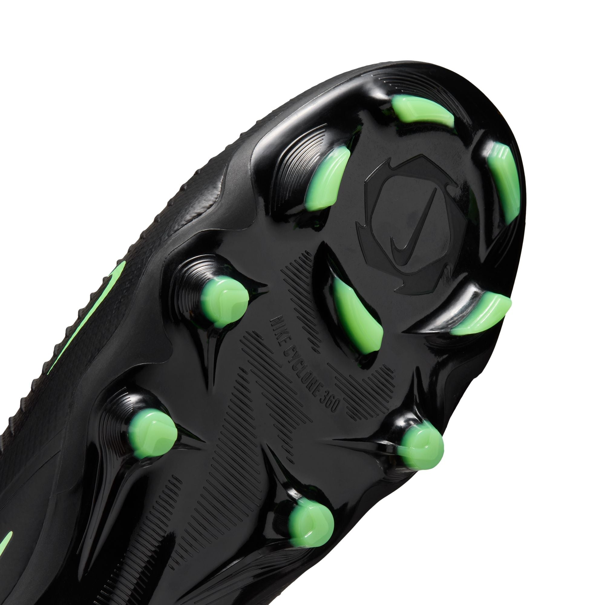 Nike Phantom 6 Low Pro FG Firm Ground Soccer Cleats -Black/Illusion Green/Black