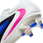 Nike Phantom 6 Low Pro FG Firm Ground Soccer Cleats -Racer Blue/Pink Blast/White