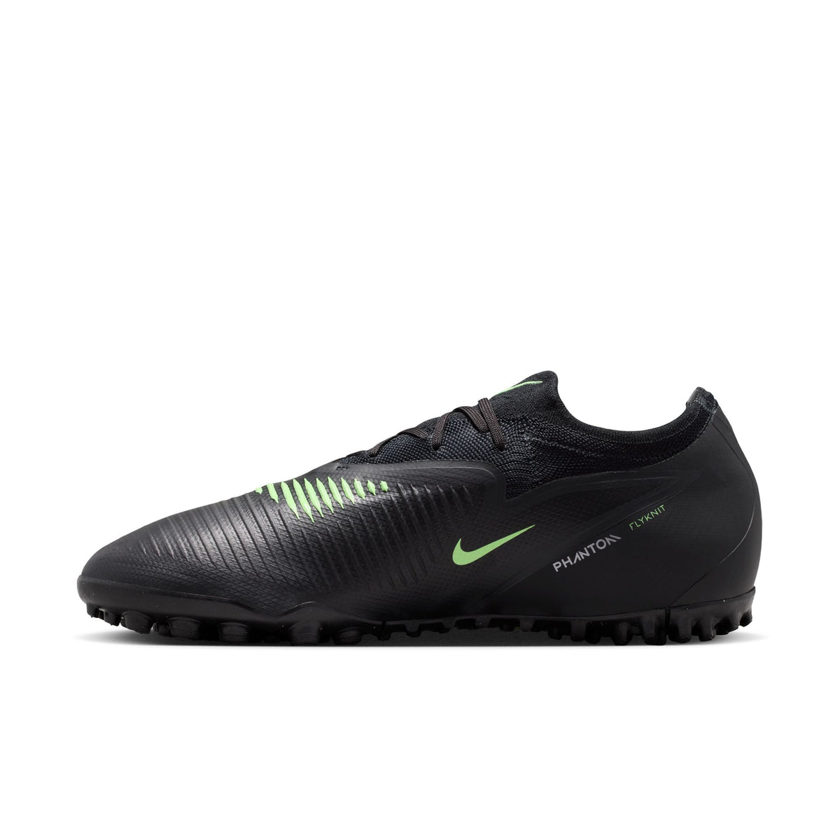 Nike Phantom 6 Low Pro TF Turf Soccer Cleats -Black/Illusion Green/Black