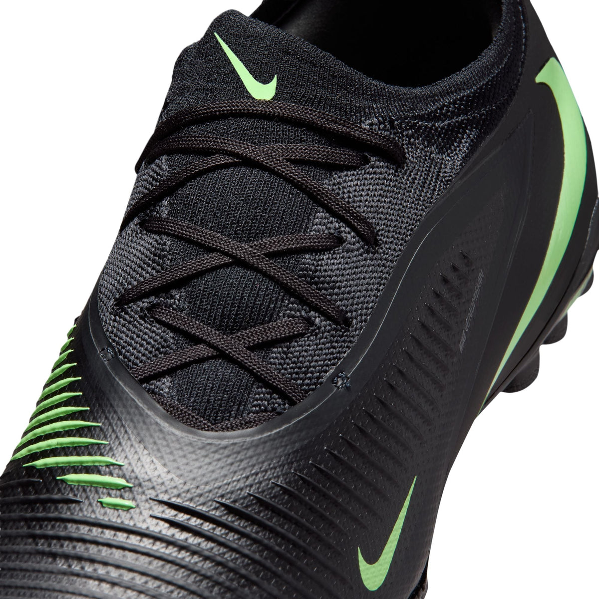 Nike Phantom 6 Low Pro TF Turf Soccer Cleats -Black/Illusion Green/Black