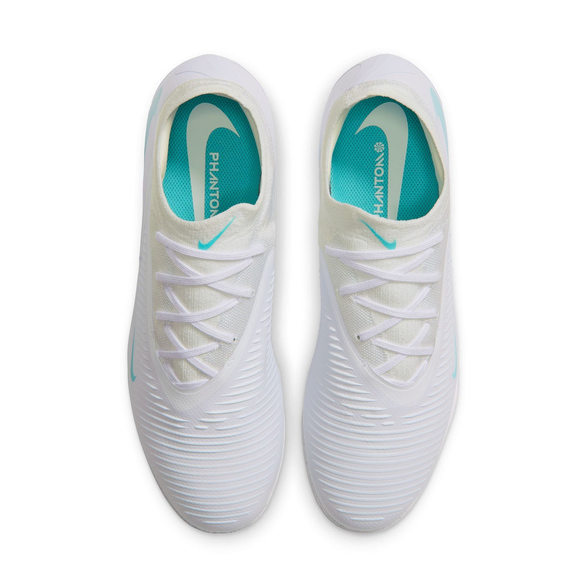 Nike Phantom 6 Low Pro TF Turf Soccer Cleats - White/Dusty Cactus