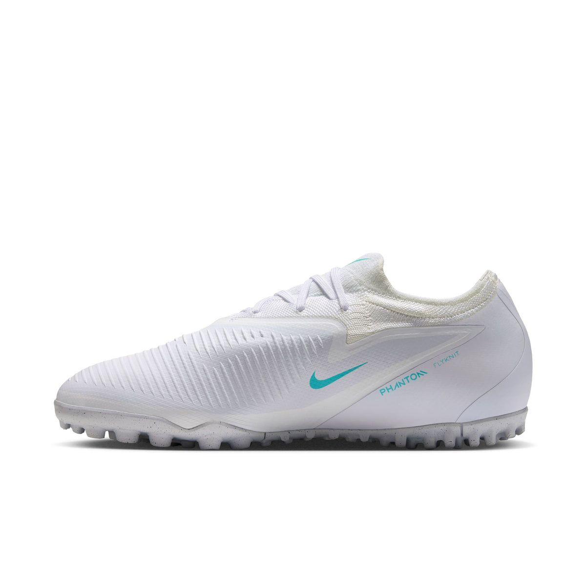 Nike Phantom 6 Low Pro TF Turf Soccer Cleats - White/Dusty Cactus