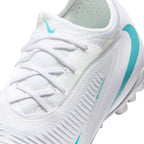 Nike Phantom 6 Low Pro TF Turf Soccer Cleats - White/Dusty Cactus
