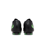Nike Phantom 6 Low Academy FG Firm Ground Soccer Cleats- Black/Illusion Green/Black