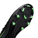 Nike Phantom 6 Low Academy FG Firm Ground Soccer Cleats- Black/Illusion Green/Black