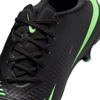 Nike Phantom 6 Low Academy FG Firm Ground Soccer Cleats- Black/Illusion Green/Black