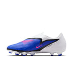 Nike Phantom 6 Low Academy FG Firm Ground Soccer Cleats-Racer Blue/Pink Blast/White