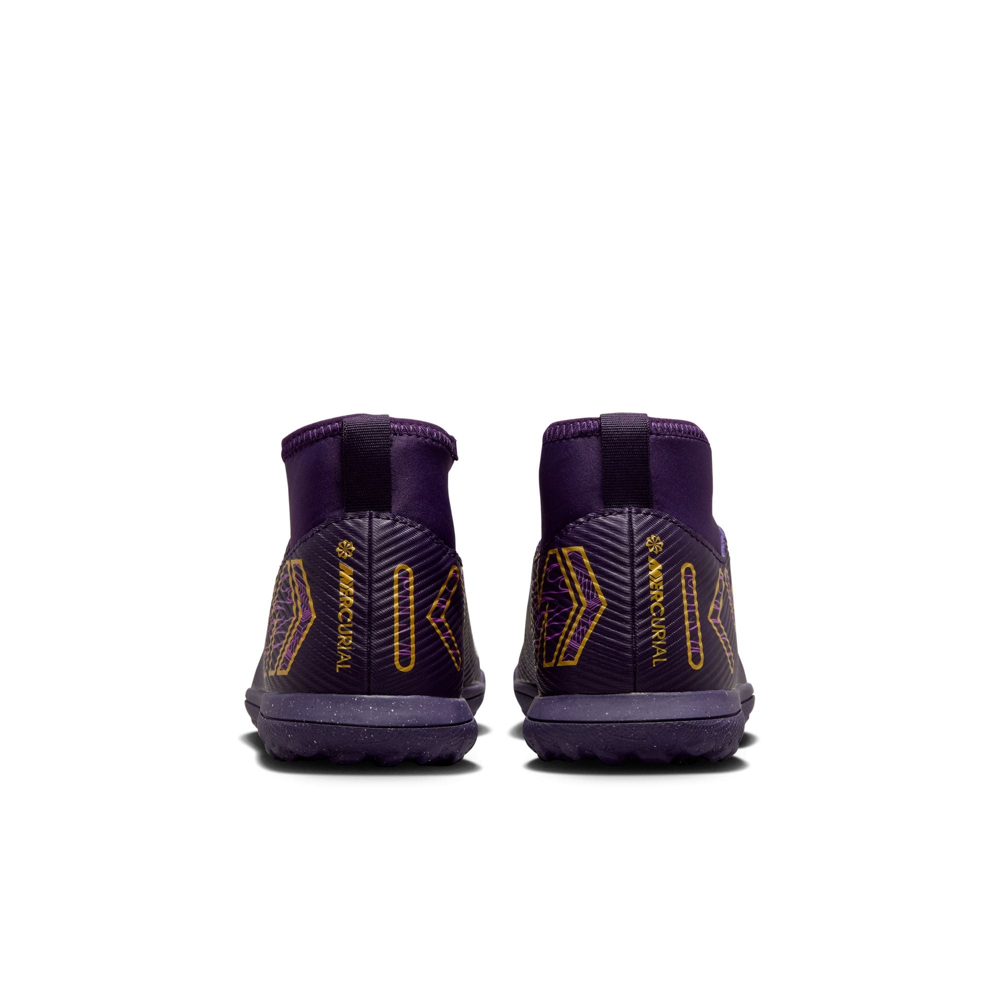 Nike Jr. Mercurial Superfly 10 Club "Kylian Mbappé" TF Turf Soccer Cleats-  Grand Purple/Pale Ivory