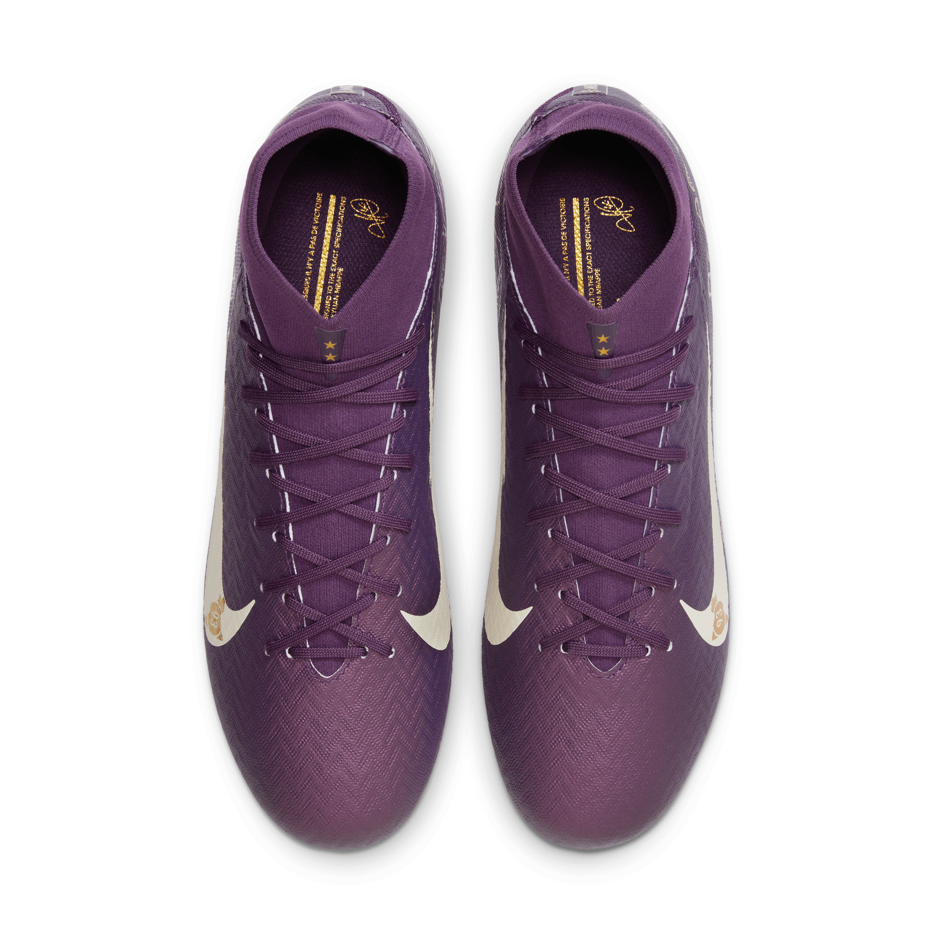 Nike Youth Mercurial Superfly 10 Academy "Kylian Mbappé" FG -GRAND PURPLE/PALE IVORY