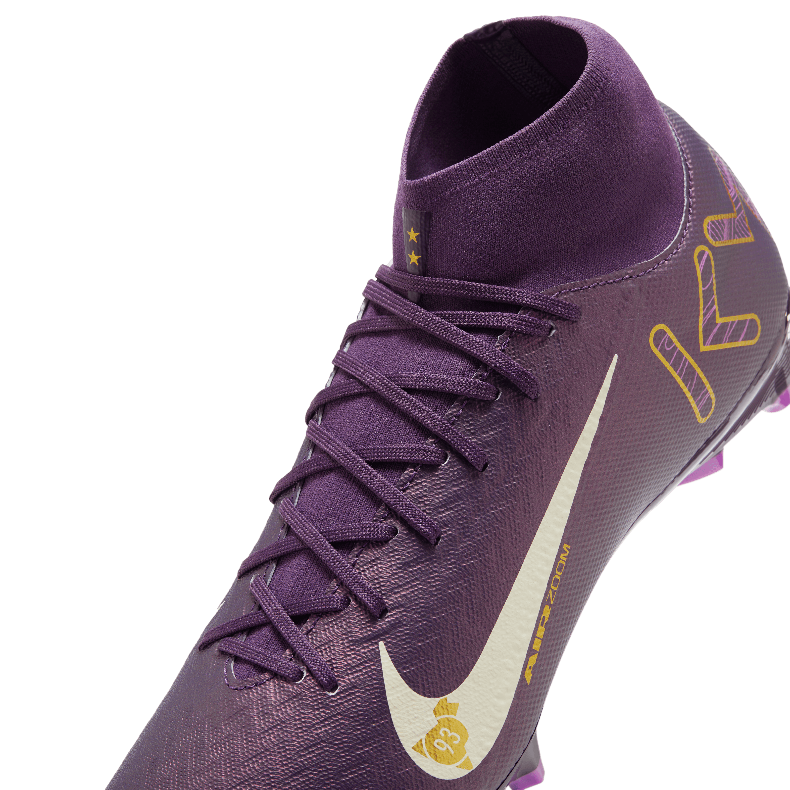 Nike Youth Mercurial Superfly 10 Academy "Kylian Mbappé" FG -GRAND PURPLE/PALE IVORY