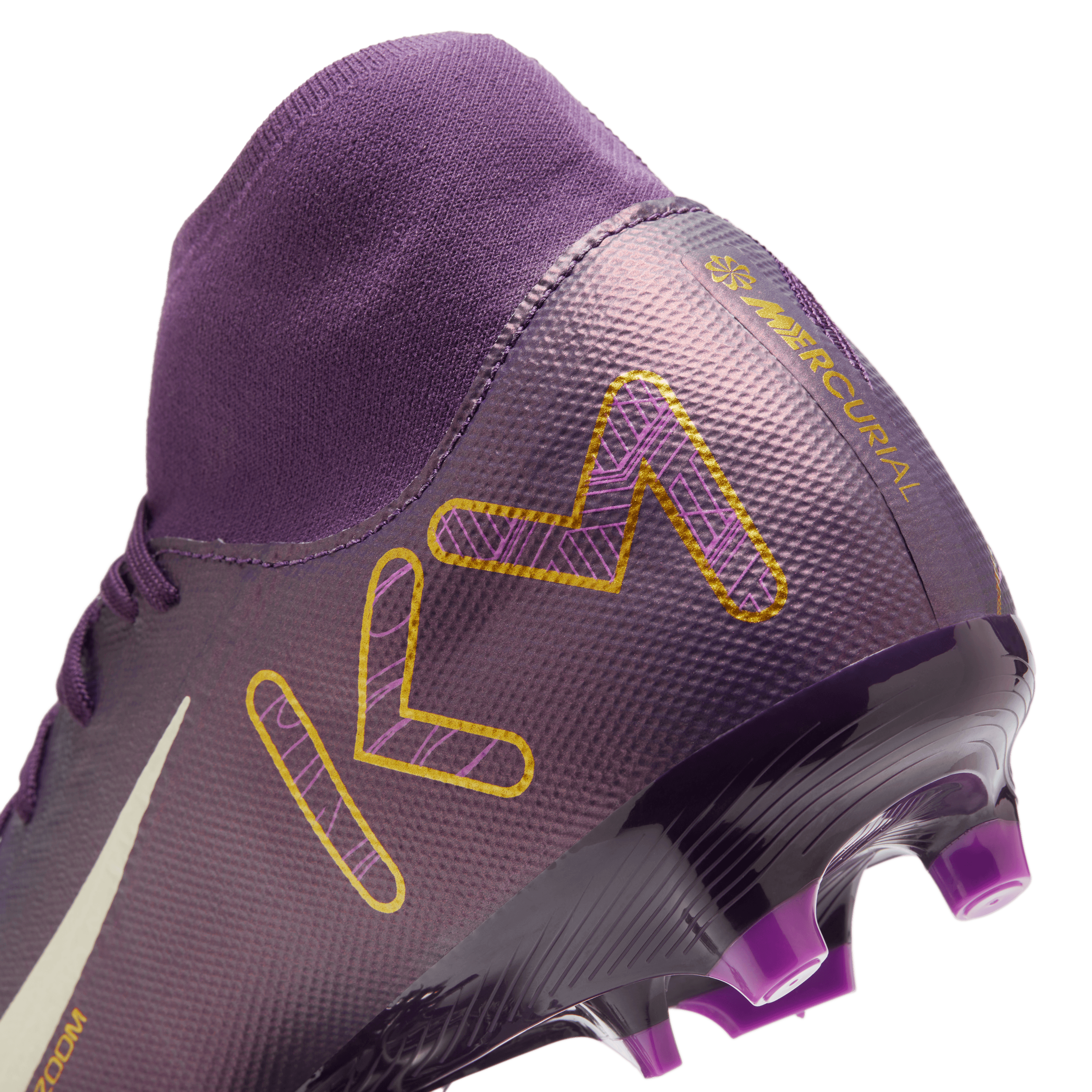 Nike Youth Mercurial Superfly 10 Academy "Kylian Mbappé" FG -GRAND PURPLE/PALE IVORY