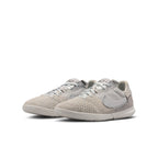 Nike Junior Streetgato Indoor Soccer Shoes- Light Smoke Grey/Metallic Silver