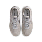 Nike Junior Streetgato Indoor Soccer Shoes- Light Smoke Grey/Metallic Silver