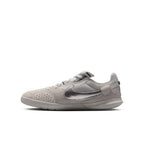 Nike Junior Streetgato Indoor Soccer Shoes- Light Smoke Grey/Metallic Silver
