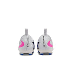 Nike Junior Phantom 6 Low Academy FG Firm Ground Soccer Cleats-Racer Blue/Pink Blast/White