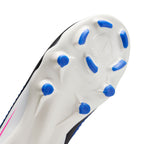 Nike Junior Phantom 6 Low Academy FG Firm Ground Soccer Cleats-Racer Blue/Pink Blast/White