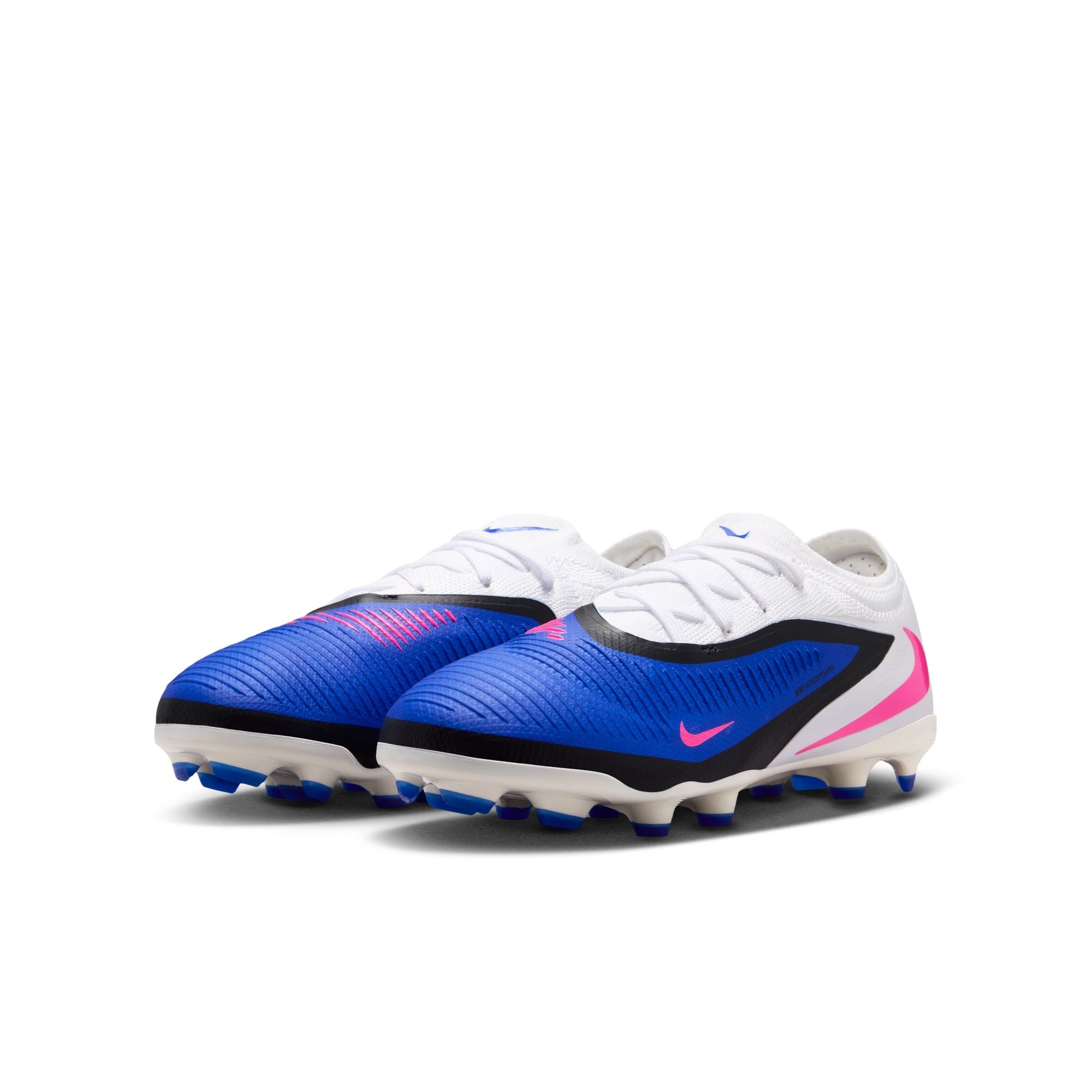 Nike Junior Phantom 6 Low Pro Multi Ground MG- Racer Blue/Pink Blast/White