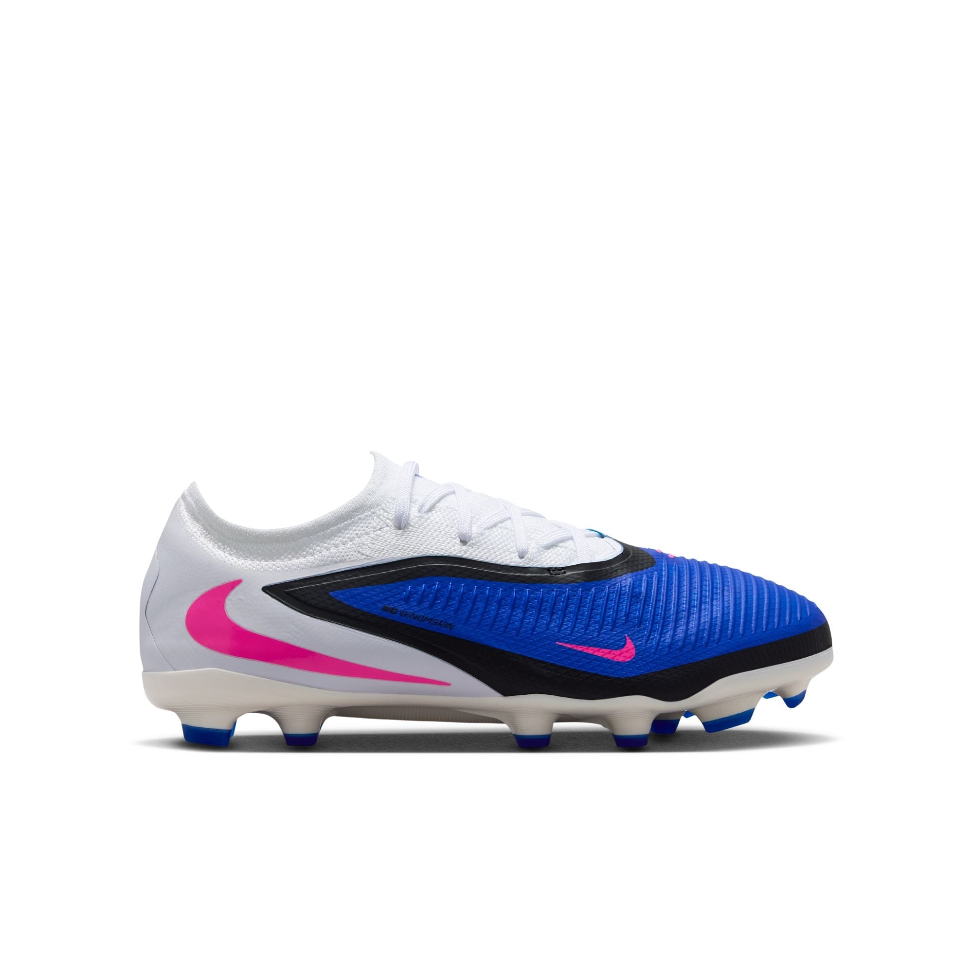 Nike Junior Phantom 6 Low Pro Multi Ground MG- Racer Blue/Pink Blast/White