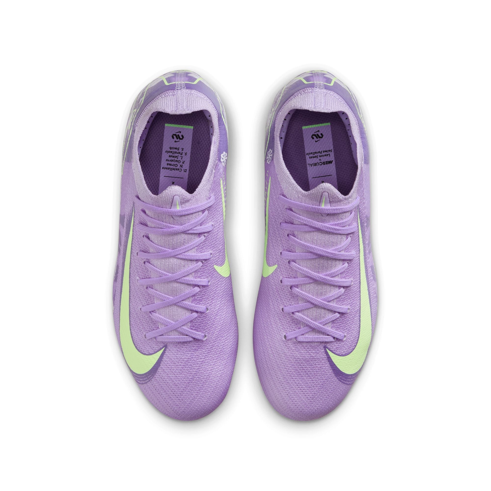 Nike United Junior Mercurial Vapor 16 Pro FG Firm Ground Soccer Cleat- Purple Agate/Barely Volt