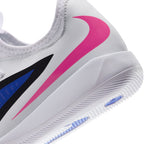 Nike Junior Phantom 6 Low Academy IN Indoor/Court Soccer Shoes-Racer Blue/Pink Blast/White