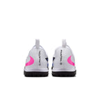 Nike Junior Phantom 6 Low Academy TF Turf Soccer Cleats- Racer Blue/Pink Blast/White