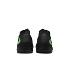 Nike Phantom 6 High Academy TF Turf Soccer Cleats- Black/Illusion Green/Black
