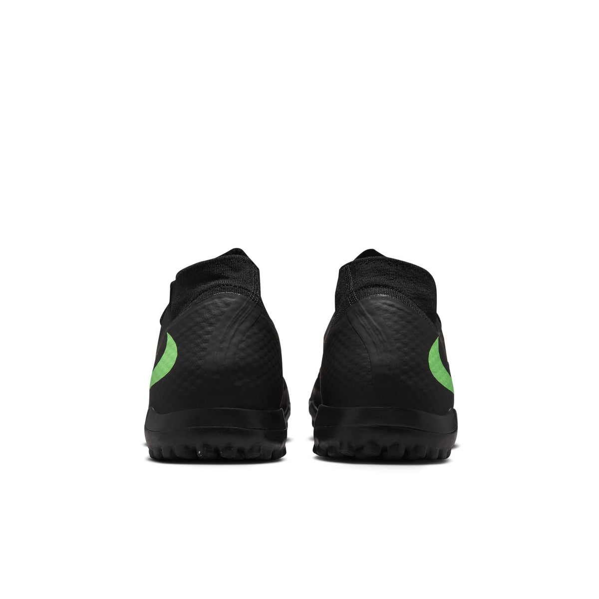 Nike Phantom 6 High Academy TF Turf Soccer Cleats- Black/Illusion Green/Black