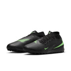 Nike Phantom 6 High Academy TF Turf Soccer Cleats- Black/Illusion Green/Black